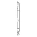 Door Panel - 140032463089 Front Glass Black Zanussi 594x [Electrolux Aeg]